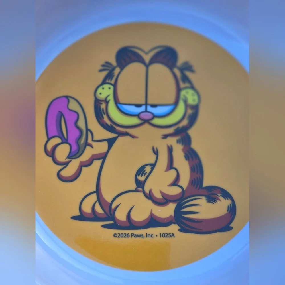 Garfield 6” Diameter Dog Bowl Cat Bowl Puppy Kitten Pet Food & Water Bowl New
